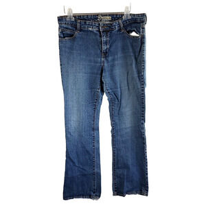 Old Navy Jeans Womens 14 Dreamer Relaxed Bootcut Regular Stretch Denim Mid Rise